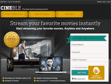 Tablet Screenshot of cineble.com